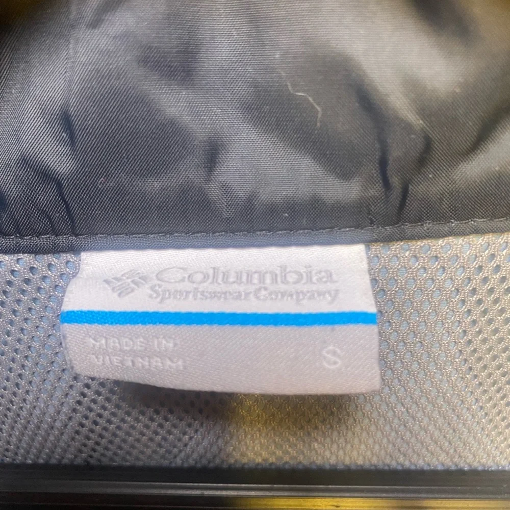 Columbia Charcoal Gray Hooded Windbreaker - Picture 5 of 7